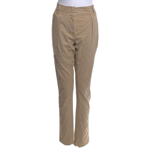 Isabel Marant Etoile  Straight Leg Pants Women’s Size XS Neutral High Rise - Picture 2 of 14